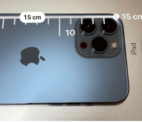 莱城苹果14维修分享如何使用iPhone14测距仪测量身高 