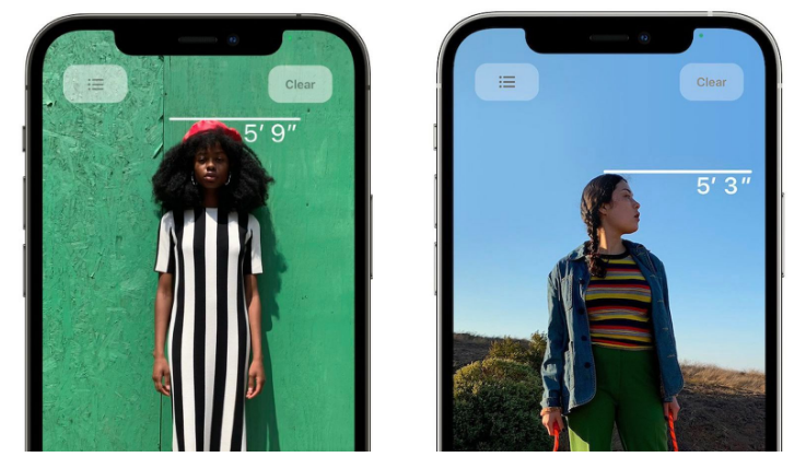 莱城苹果服务网点分享通过iPhone激光雷达测量身高方法教程 
